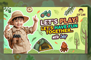 Kids Youtube Thumbnail, a Social Media Template by Aarley Kaiven (Thumbnail 3 of 3)