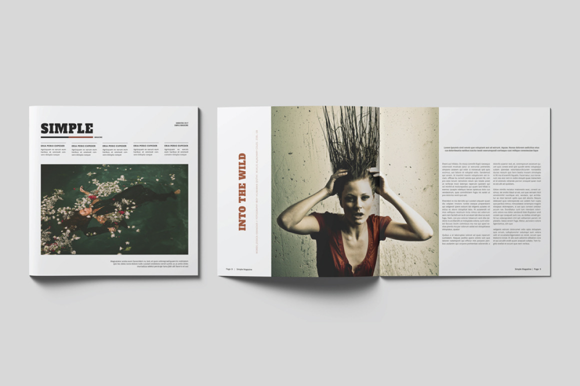Square Magazine Template, a Magazine Template by Alhaytar