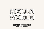 Blocksmith Outline, a Serif Font by Dm Studio (Thumbnail 2 of 10)