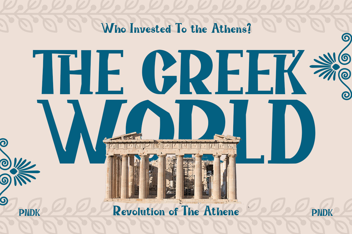 Gragilia - Ancient Greek Font, a Serif Font by Pandeka Studio (Photo 7 of 9)
