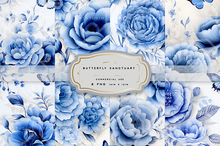 BUTTERFLY SANCTUARY. Seamless Pack