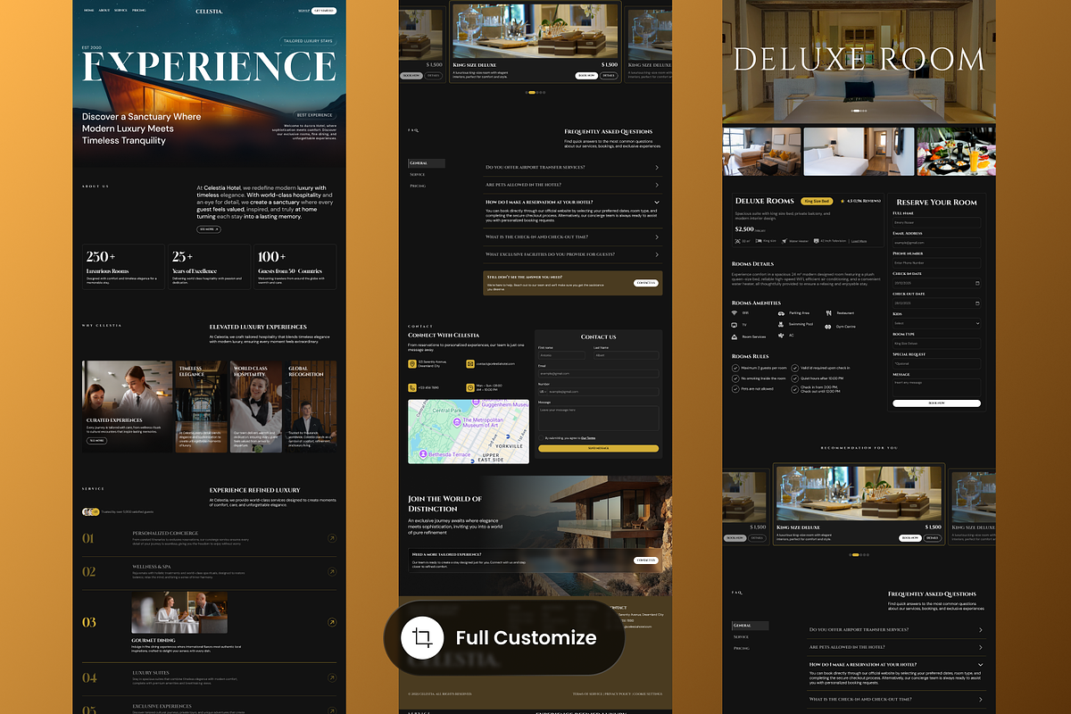 Celestia-Prestige Hotel Landing Page preview 3