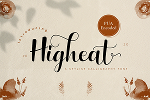 Higheat - Stylish Calligraphy Font