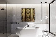 Frame Video Mockup Bathroom PSD, an Advertising Mockup by Drava Mockup (Thumbnail 2 of 6)