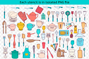 Kitchen accessories collection, an Object Graphic by Karina.sketch (Thumbnail 3 of 5)
