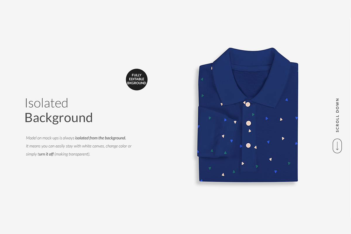 Polo Longsleeve Ghost Mock-ups FREE, a Books & Magazine Mockup by Apparel_Mockups (Photo 13 of 22)