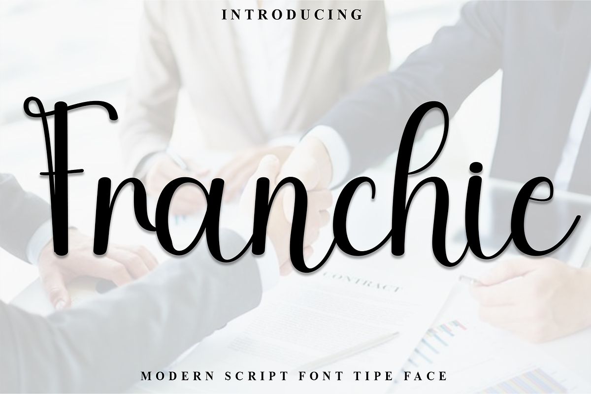 Franchie, a Handwritten Font by FreshTypeINK (Photo 1 of 8)