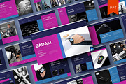 Zadam – Business PowerPoint Template, a Presentation Template by Dens Creative Studio (Thumbnail 1 of 6)