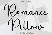 Romance Pillow, a Handwritten Font by InermediaSTUDIO (Thumbnail 1 of 8)