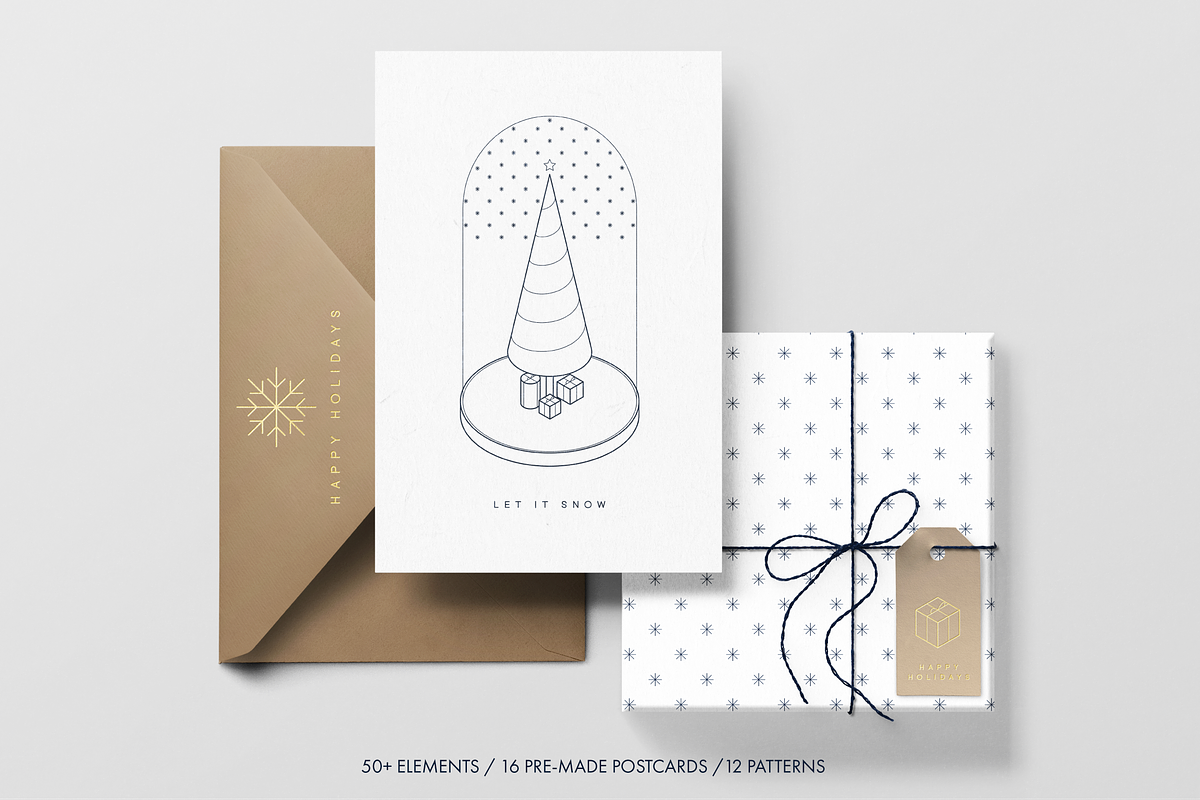 LIGHT MINIMAL CHRISTMAS, an Object Graphic by ME_COLLAGE (Photo 2 of 13)