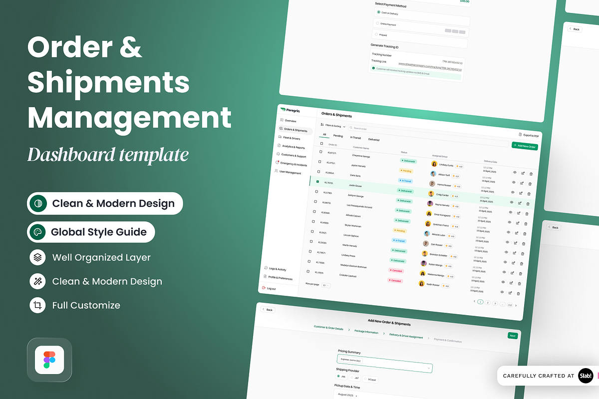 Order & Shipments Management, a Websites & App Template by SLAB! Design (Photo 1 of 3)