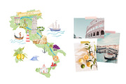 Watercolor Map Creator Wedding, an Illustration by Kaya Fonts (Thumbnail 23 of 23)
