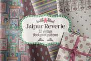 Vintage Paisley Block Print Patterns, a Pattern Graphic by Sonulkaster (Thumbnail 1 of 10)