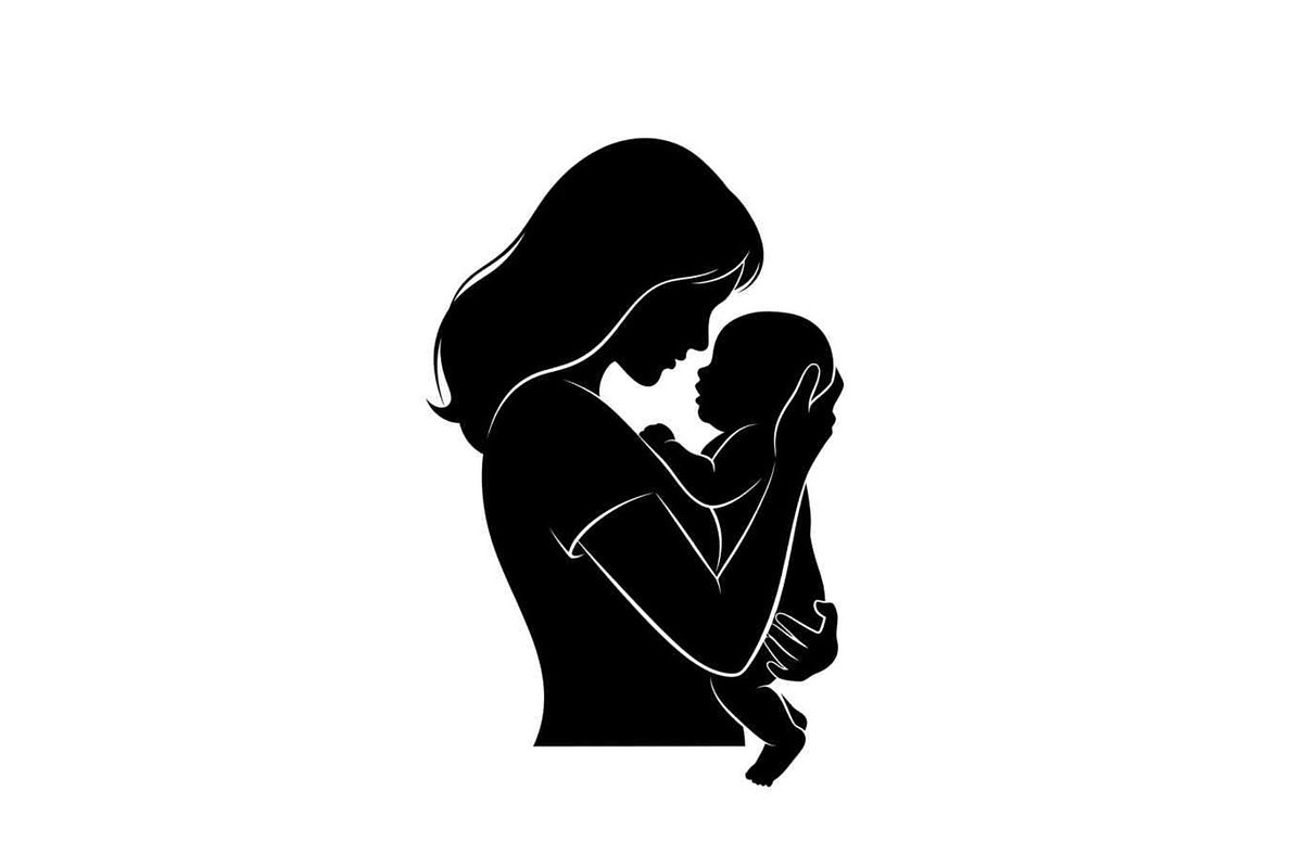 50 Mother and Baby Love Silhouette S, an Illustration by Designs_River (Photo 2 of 51)