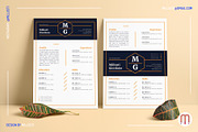 Minimalist Hexagonal Resume CV, a Resume Template by Millusti (Thumbnail 1 of 5)