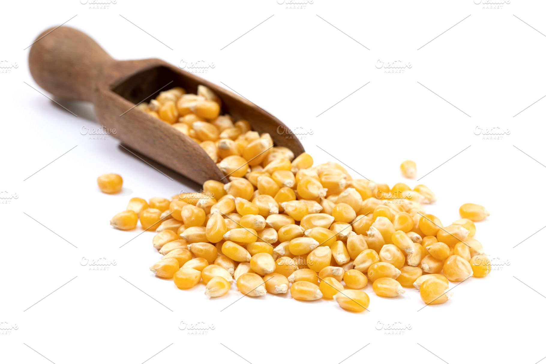 Corn kernel isolated on white, a Food & Drink Photo by Formatoriginal photo