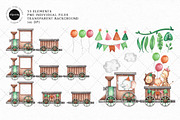 Safari Baby Animals Clipart, an Illustration by Gau Silva Studio (Thumbnail 3 of 4)