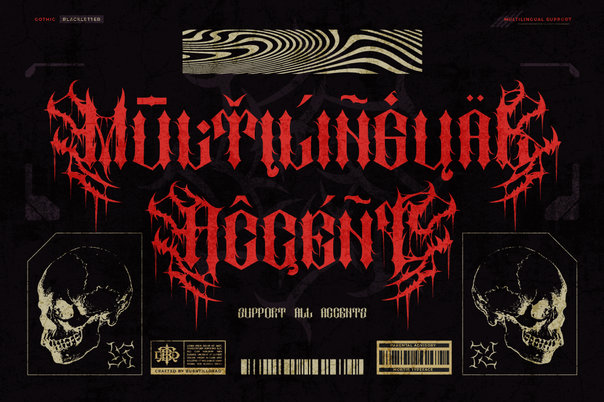 Argan, a Blackletter Font by Burntilldead (Photo 11 of 13)