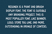 Resonek - Paint Display Font, a Sans Serif Font by QR Design Studio (Thumbnail 3 of 6)