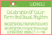 COLOR TECHNIQUES FONT, a Sans Serif Font by weknow (Thumbnail 2 of 7)