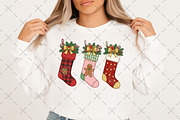 Christmas Stockings PNG, an Illustration by Craft Nest (Thumbnail 3 of 6)
