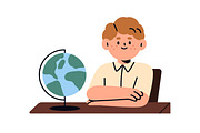 Kids students study at school set, an Education Illustration by Good Studio (Thumbnail 14 of 16)