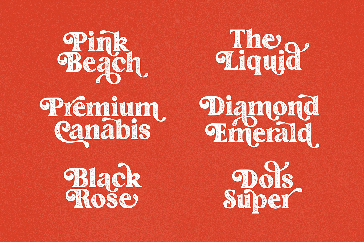 Fashion Modish / Vintage Letterpress, a Font by typeline studio (Photo 13 of 17)