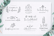 Poppit & Finch Fonts & Illustrations, a Script Font by Nicky Laatz (Thumbnail 13 of 14)