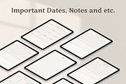Minimalism Boho Digital Planner, a Templates & Theme by Digital_Mind (Thumbnail 9 of 10)