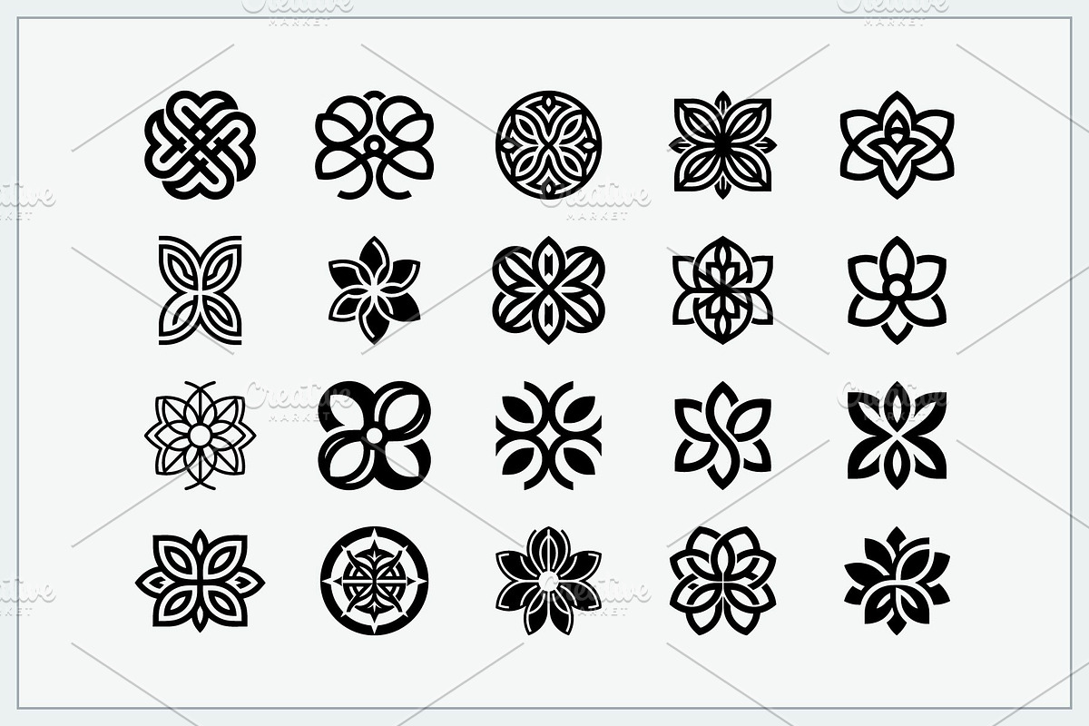 Floral Botanical Vector Logo Bundle, a Branding & Logo Template by Vectorium Studio (Photo 2 of 10)