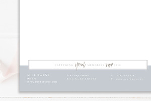 Photographer Letterhead Template