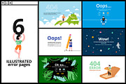 Error pages, a Templates & Theme by Stolenpencil (Thumbnail 1 of 7)