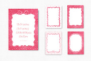 Watercolor Red Frames Borders, an Object Graphic by Solo Art Original (Thumbnail 9 of 14)