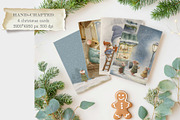 Vintage Christmas Mice Postcards, an Animal Illustration by AlenaVlasko stock Market (Thumbnail 1 of 6)