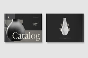 Landscape Catalog Brochure Template