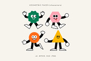 Geometric Faces, an Object Graphic by Léo Alexandre (Thumbnail 5 of 10)
