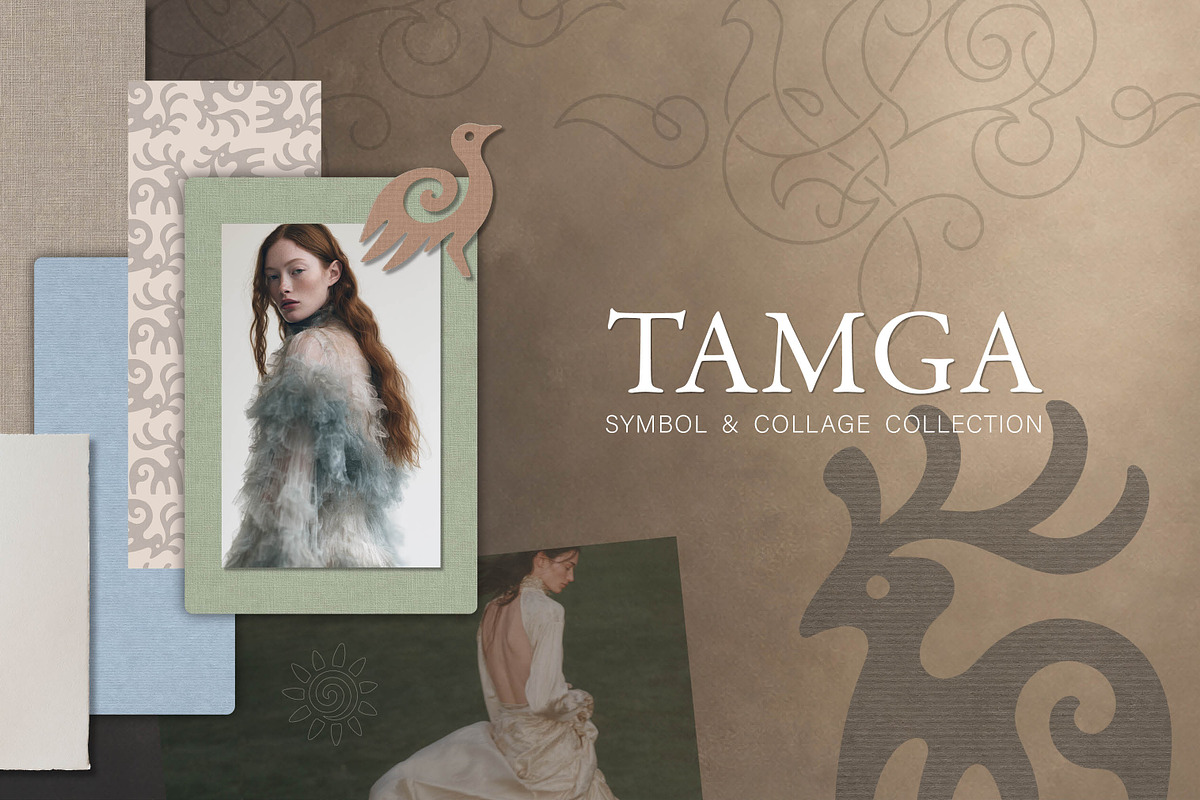 TAMGA — Symbol & Collage Collection, an Object Graphic by R-studio (Photo 1 of 11)