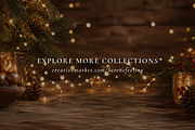 Cozy 5x7 Christmas Invitation Mockup, an Advertising Mockup by Serenefeeling (Thumbnail 7 of 7)