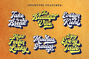 The Buntank - Retro Script, a Script Font by Arterfak Project (Thumbnail 10 of 14)