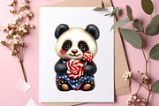 4th Of July Panda Sublimation Png, an Illustration by SinaCreation (Thumbnail 6 of 9)