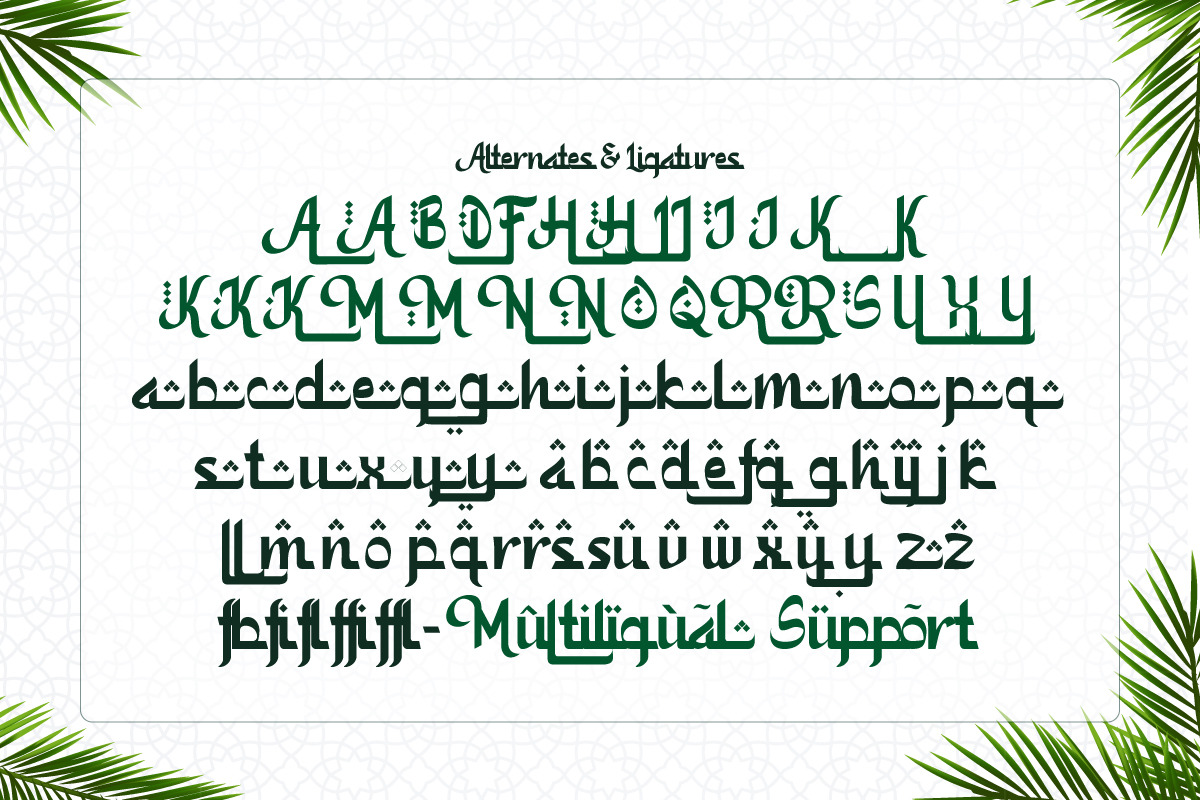 Kamali - An Arabic Style Typeface, a Handwritten Font by Afkari Studio (Photo 3 of 14)