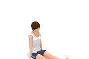 30 Yoga Pose Animations Bundle Woman, a Characters & Person 3D Model by Daniel Mikulik (Thumbnail 15 of 30)