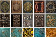 75 Steampunk Junk Journal Cover, a Brochure Template by LA Design (Thumbnail 2 of 10)
