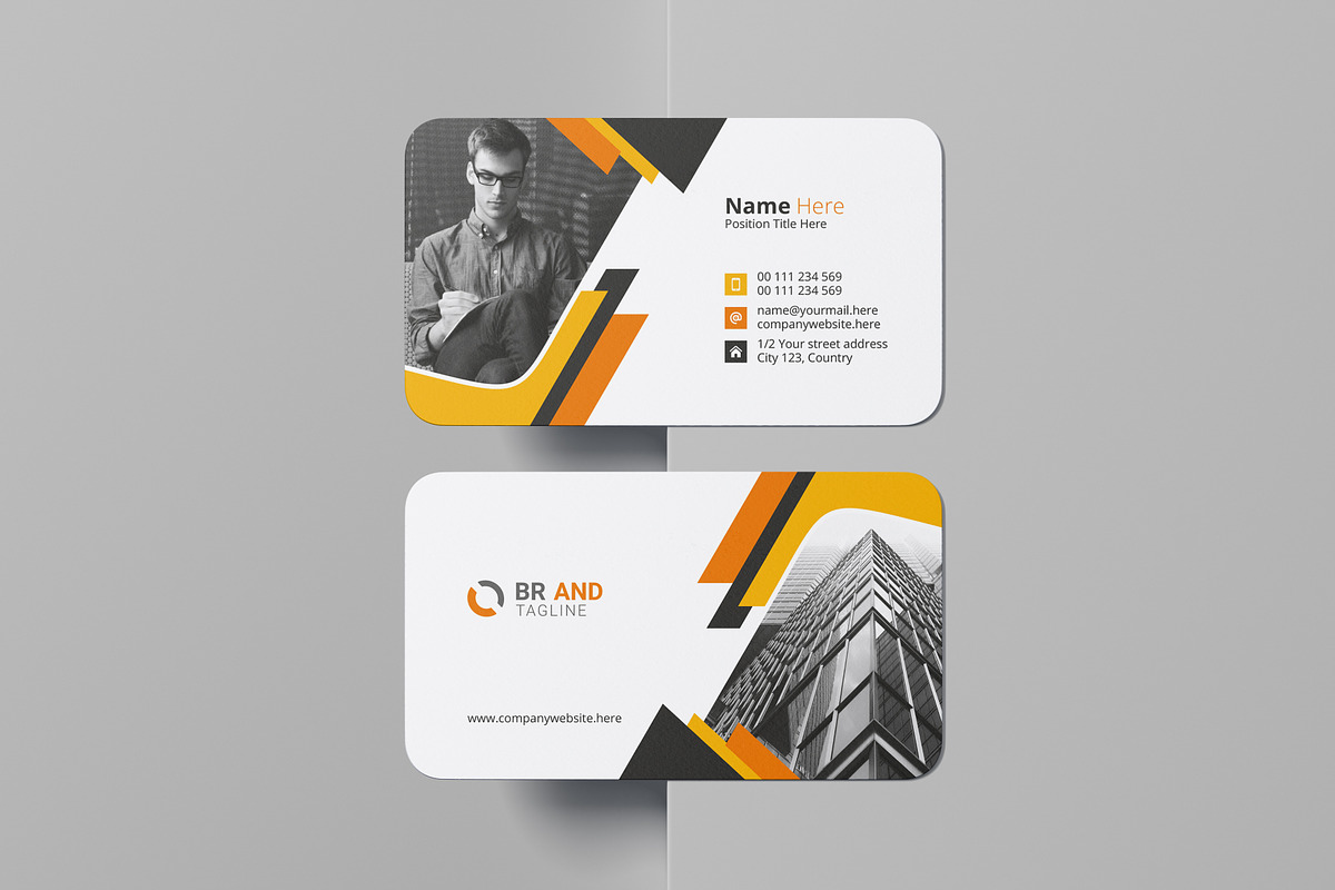 Elegant Modern Business Card Design, a Business Card Template by VectStock (Photo 4 of 4)