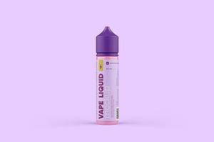 Vape Dropper Bottle Mockup 60ml