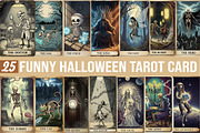 Funny Halloween Tarot Card, an Illustration by DreamCafeArt (Thumbnail 1 of 6)