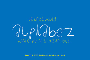 Alphabez | Hand Drawn font