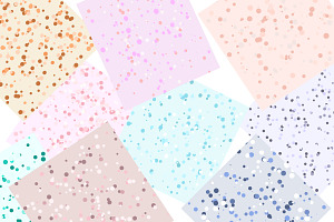 Pastel Dotted Texture Digital Papers