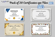 20 Creative editable Certificate, a Branding & Logo Template by Aban's World (Thumbnail 15 of 16)