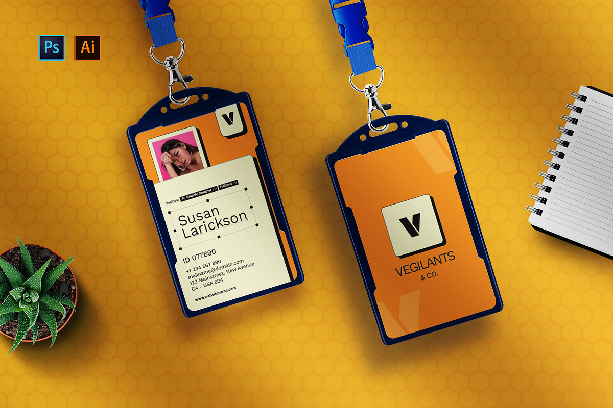 Vegilants - ID Card, a Card Template by StreaksideStd